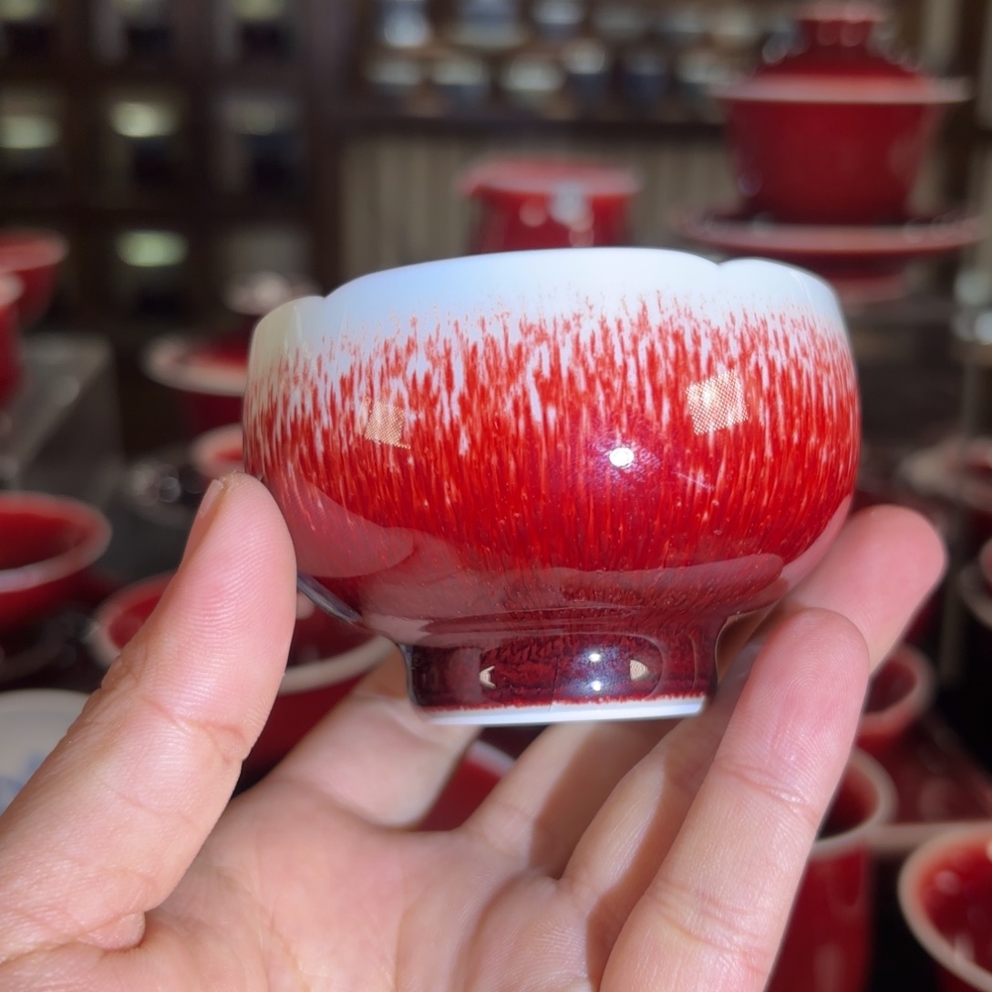 摆件闻轩坊原矿郎红 