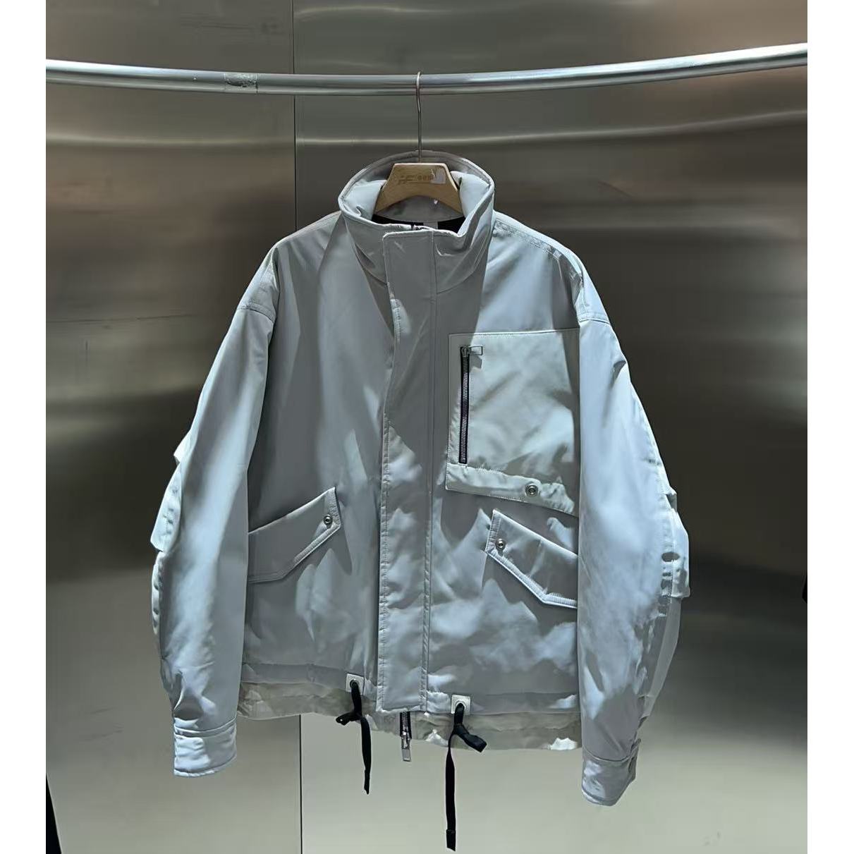 R50 潮牌简约休闲时尚工装风男羽绒服