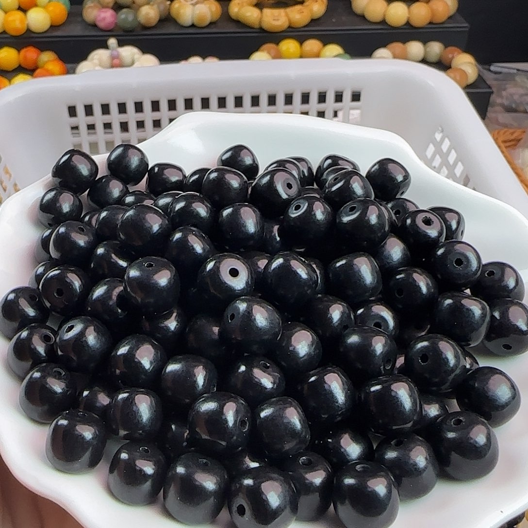 菩提根/象牙果吊坠卡12黑加仑桶1000颗批发