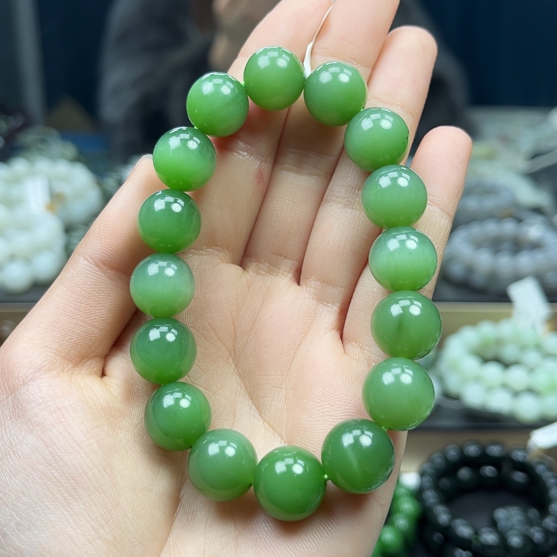 和田玉手链未镶嵌