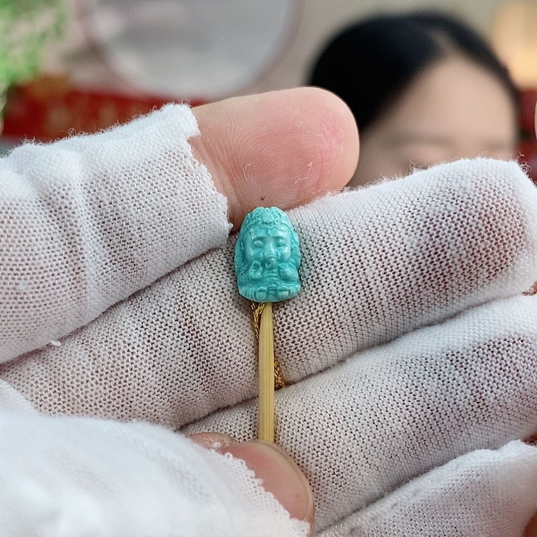 绿松石珠宝奇石未镶嵌