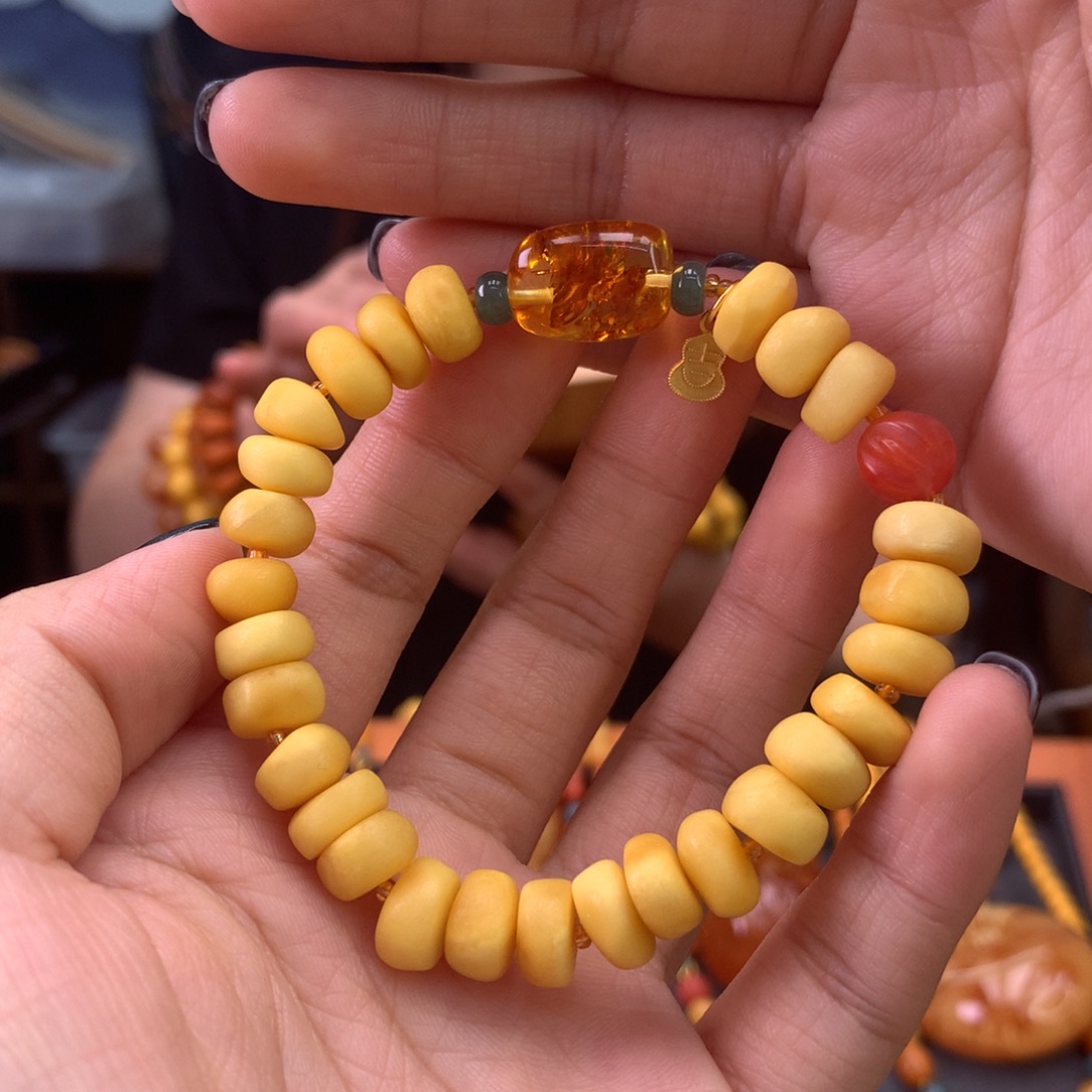 未镶嵌蜜蜡手串天然
