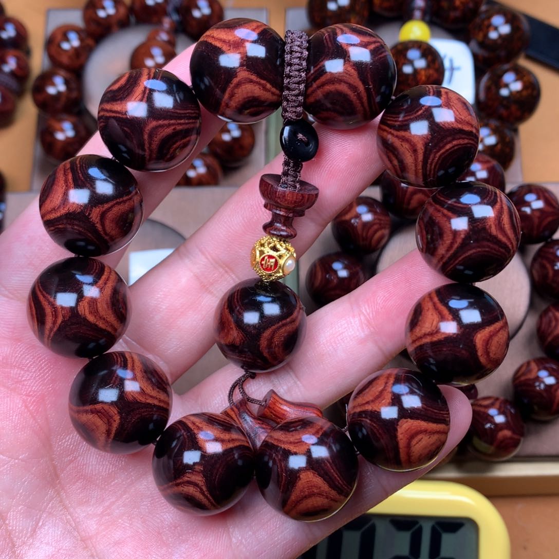 黄花梨/降香黄檀黄花梨手串2.0