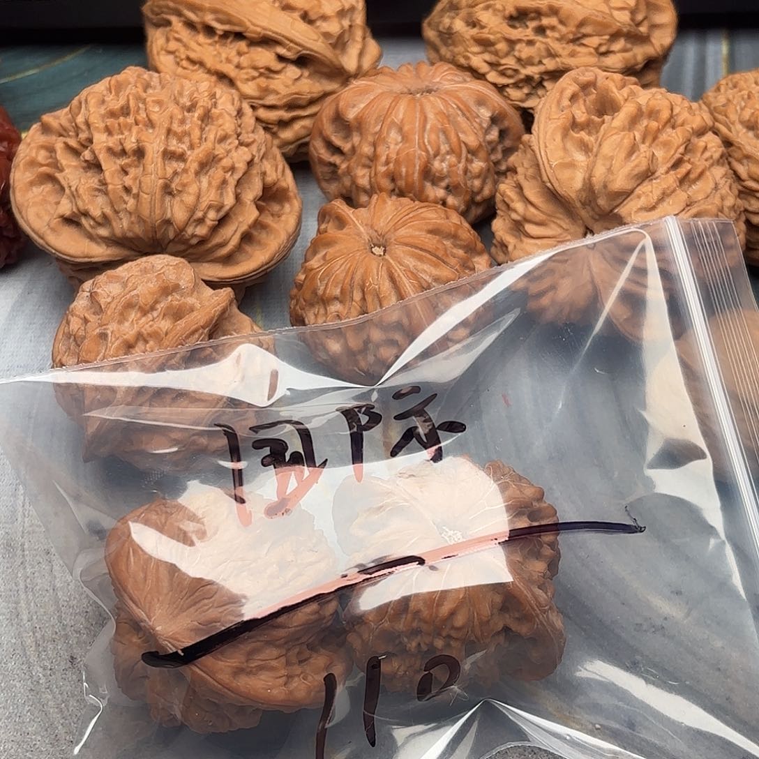 国***子正磨狮子头核桃真是好