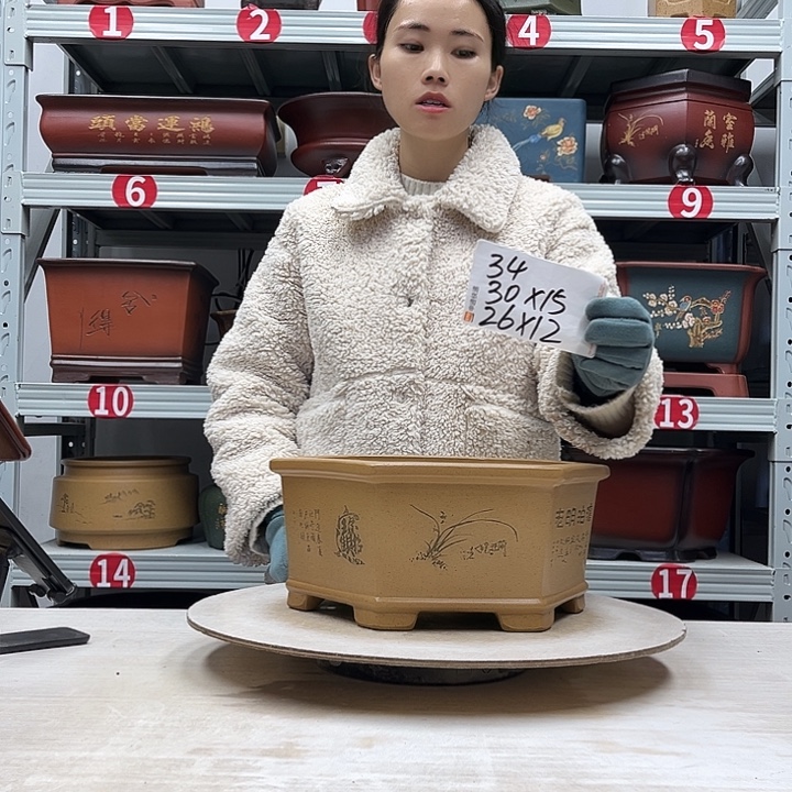 紫砂花盆紫砂花盆