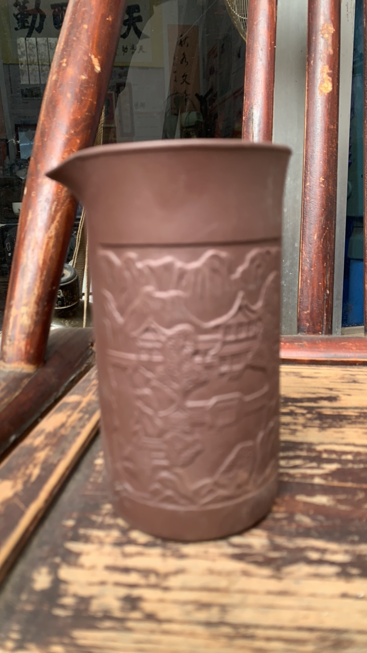 民俗老物件紫砂茶具公道杯