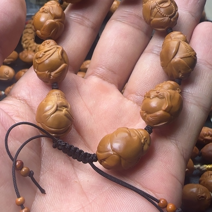 皮***粥手串/手链橄榄核你好