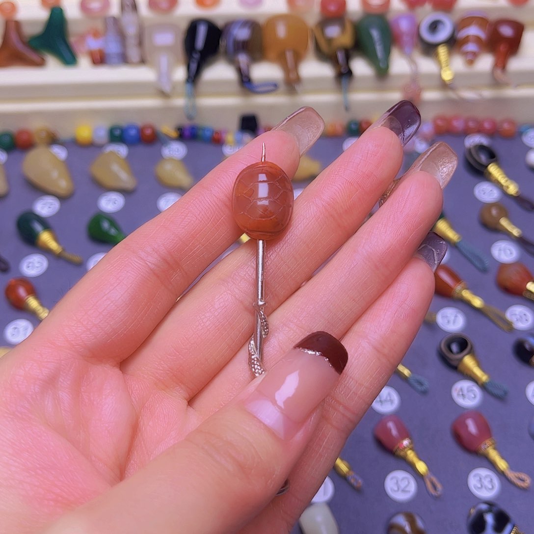 玛瑙/玉髓隔珠未镶嵌