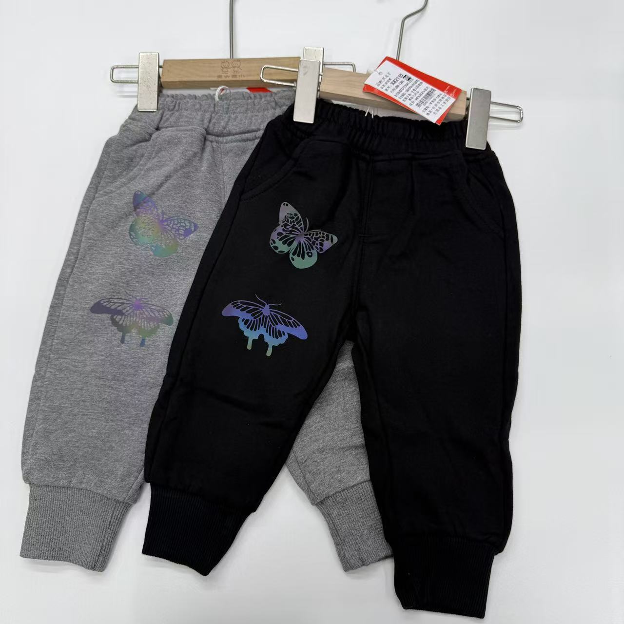 GZ 7-3【2135】灰色蝴蝶休闲裤