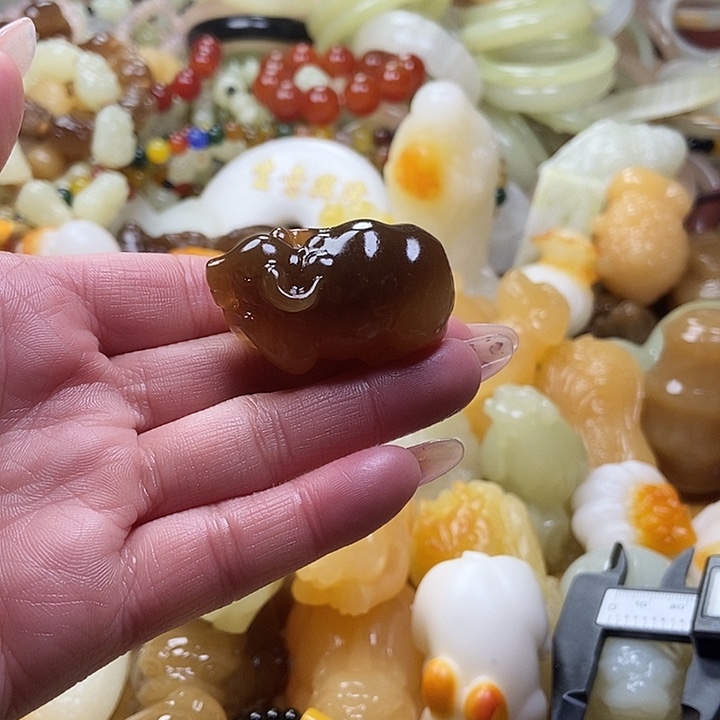 完全开放挂件吊坠牛