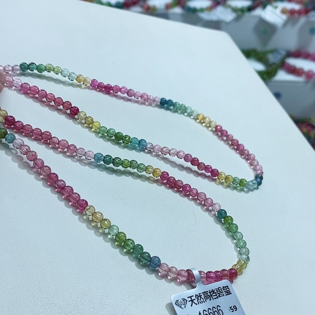 碧玺手链未镶嵌娜****l手链