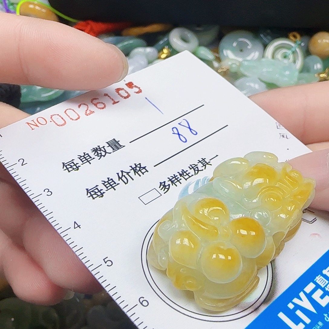 翡翠未镶嵌颈饰26