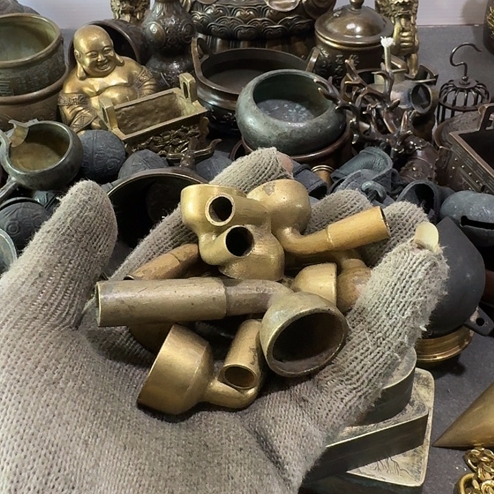 白***爷闪电购铜摆件工艺品025