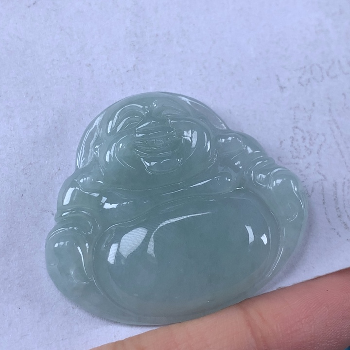 颈饰未镶嵌翡翠看****煌佛公吊坠