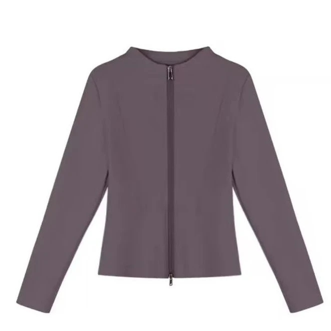 【小蛮腰】高弹双头拉链百搭多色瑜伽卫衣2025秋冬新款时尚女士款潮