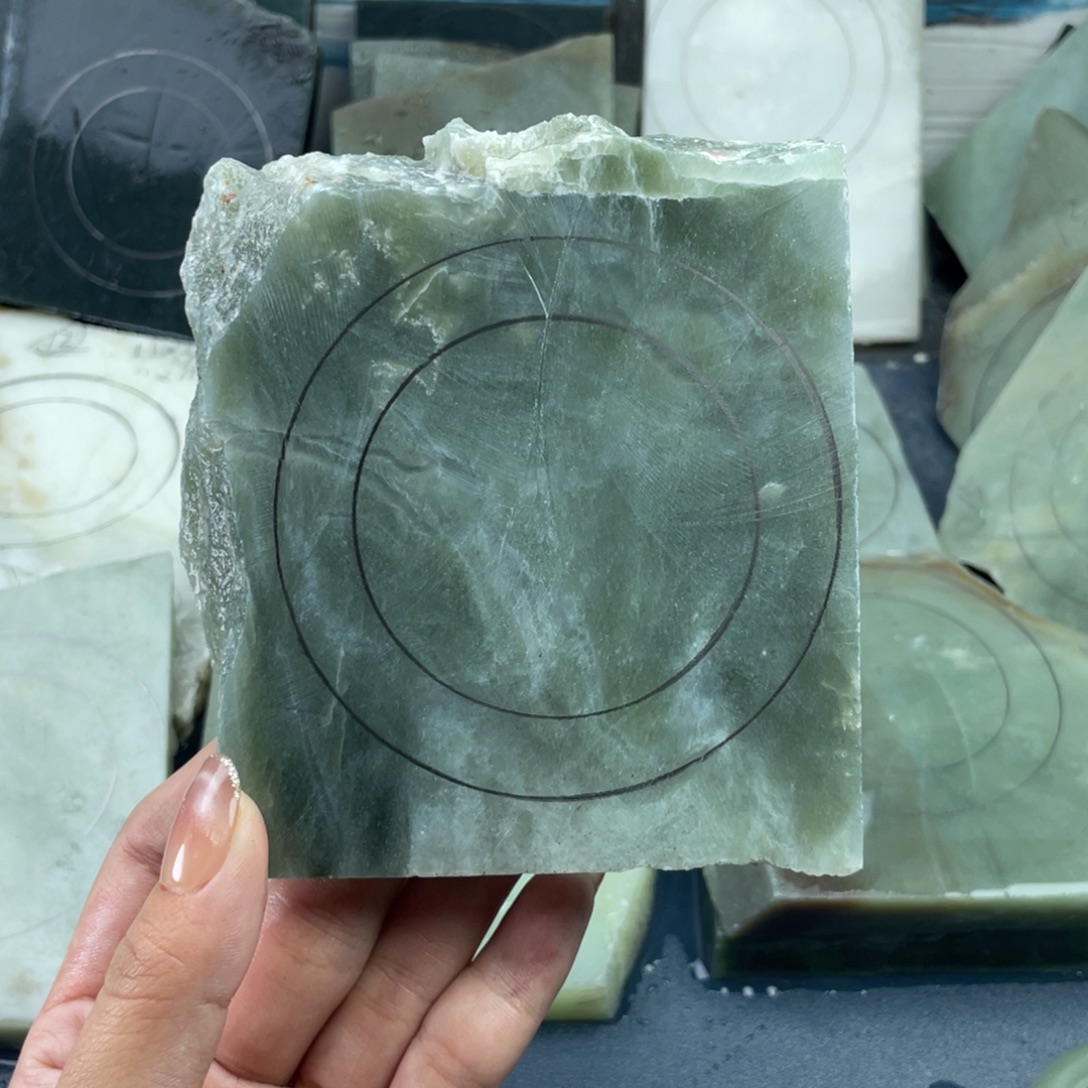 和田玉未镶嵌手镯定制手镯