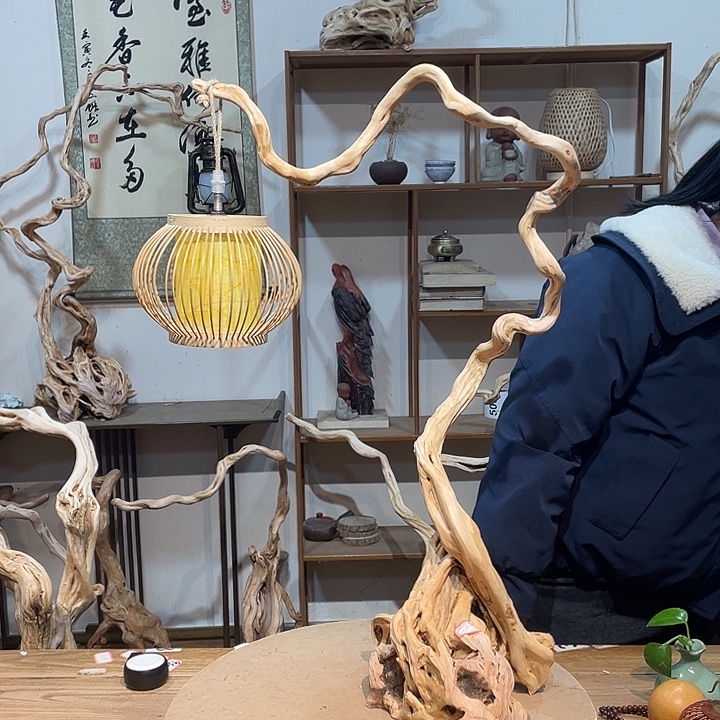 木杜鹃根根艺摆件10