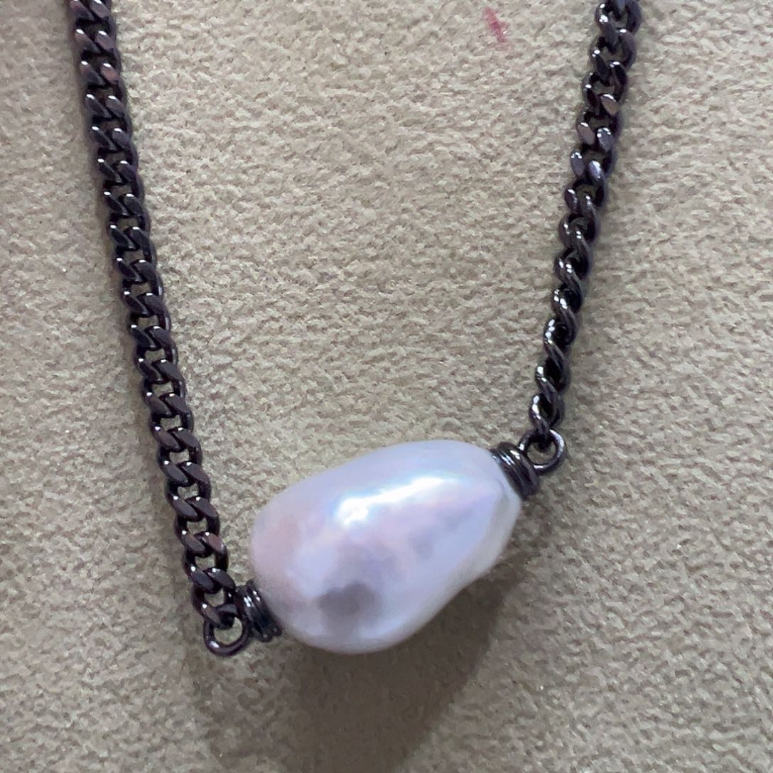 海水珍珠吊坠(赠链)银S925镶嵌