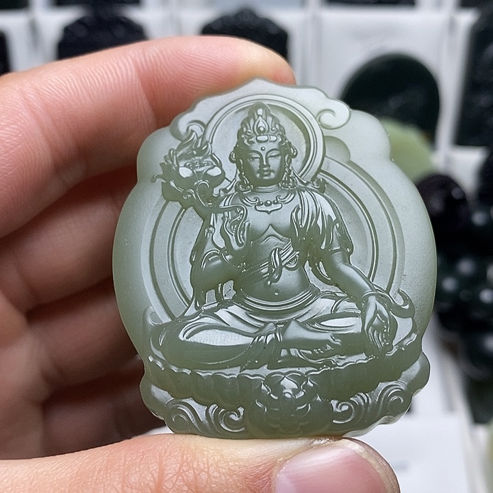 和田玉（青白玉）未镶嵌颈饰