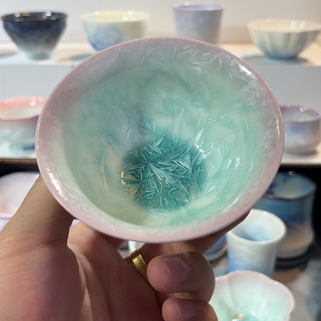 丁***、结晶冰花系列茶杯