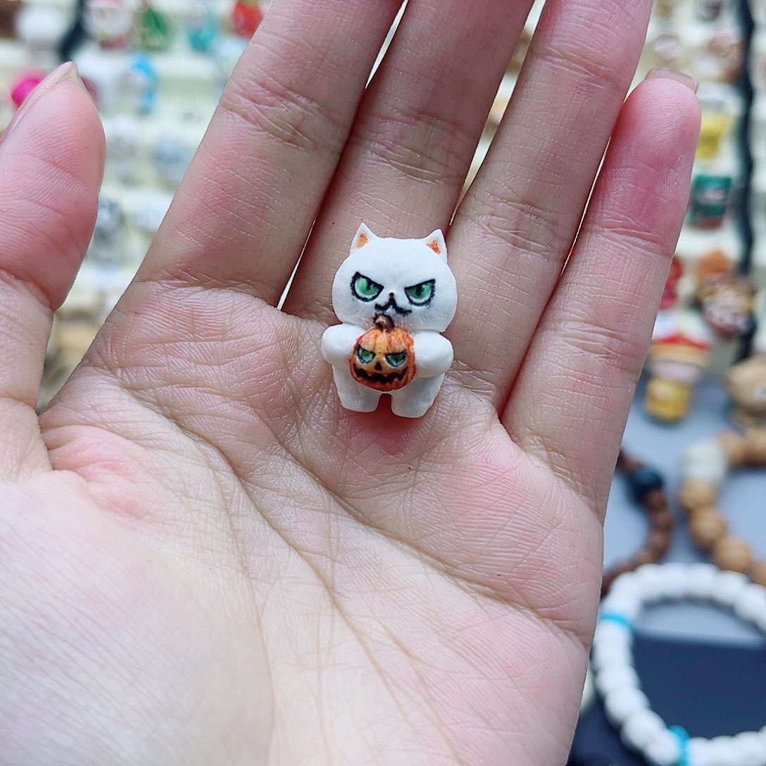 鹿角跟付南瓜银渐层