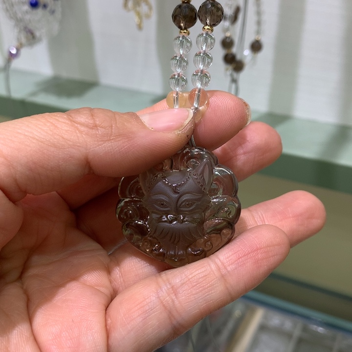 水晶颈饰未镶嵌天然