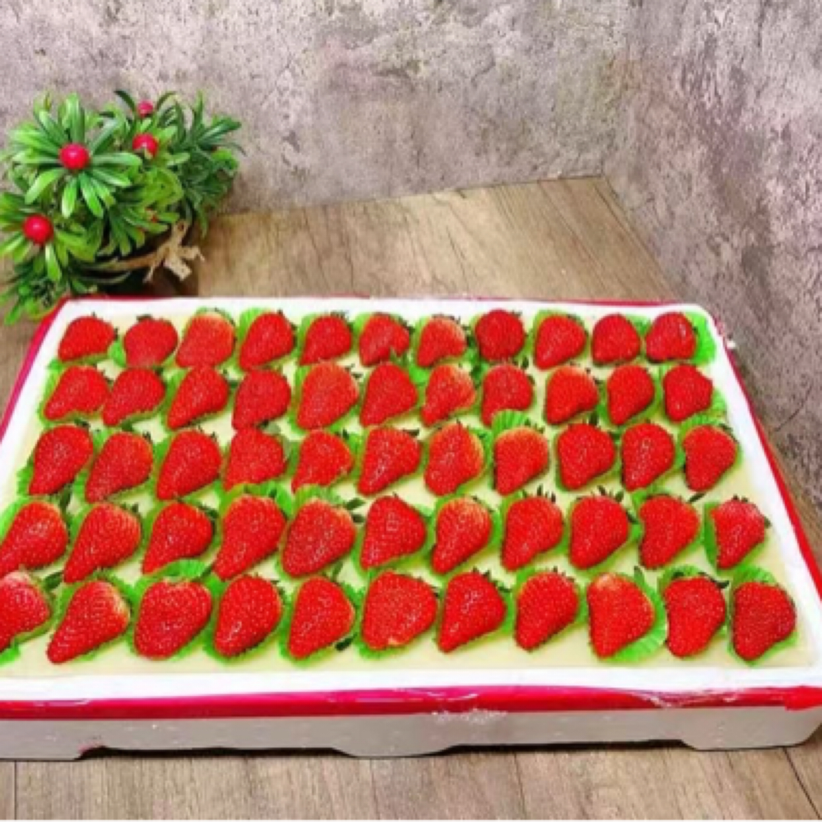 正宗丹东九九草莓草莓