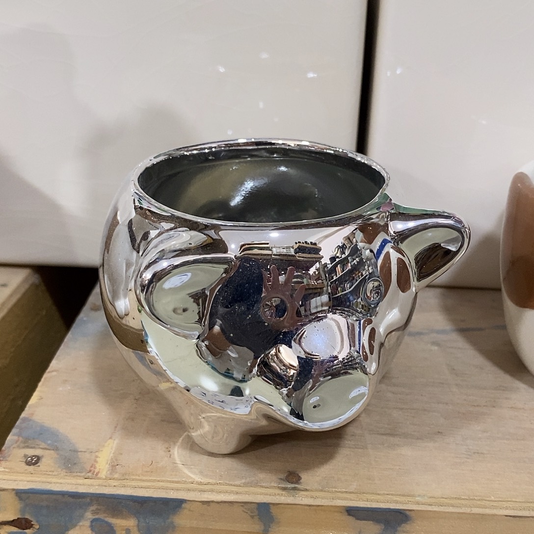 杯子陶盆有孔 瑕疵介意勿拍