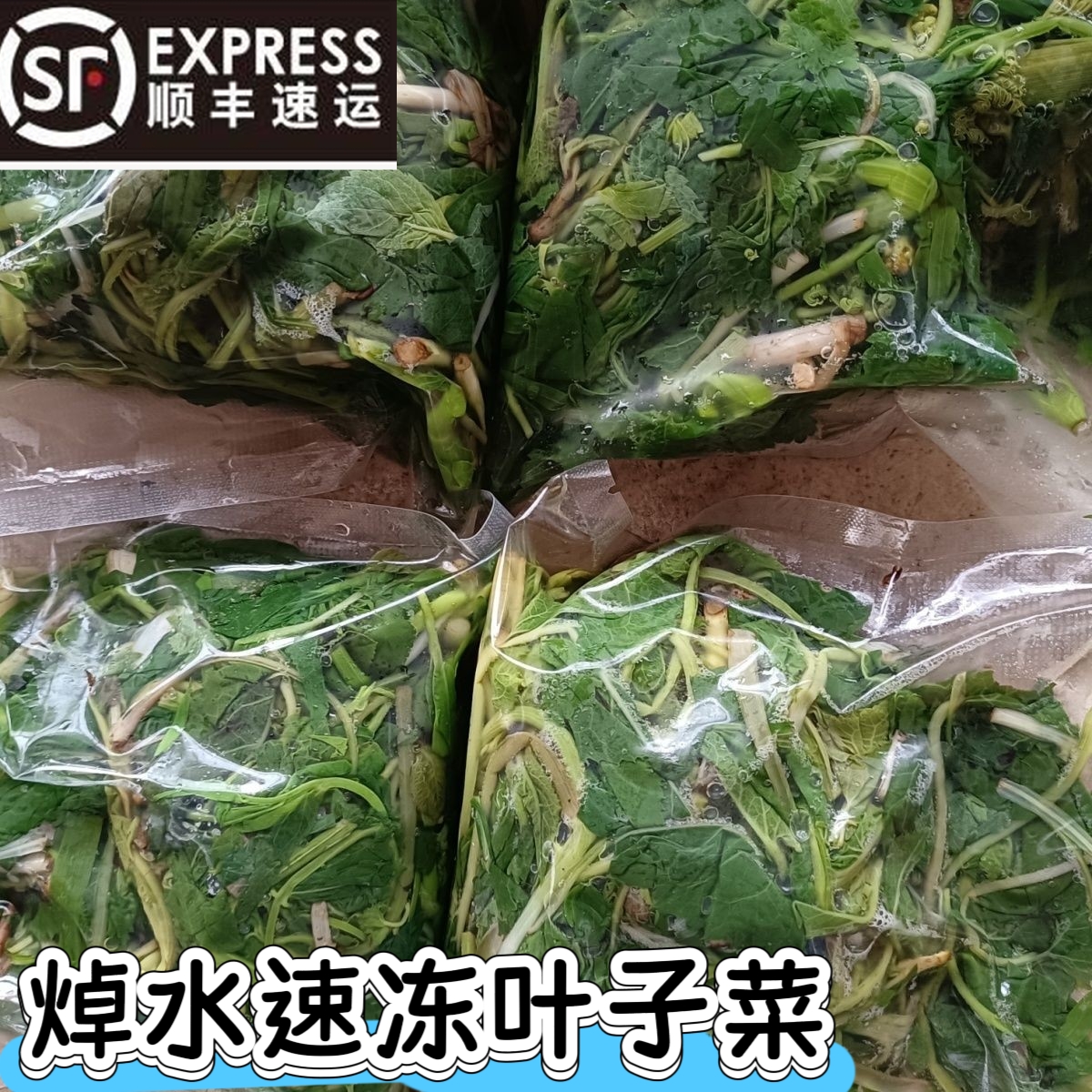 东北野生叶子菜山野菜山杂菜焯水速冻顺丰包邮