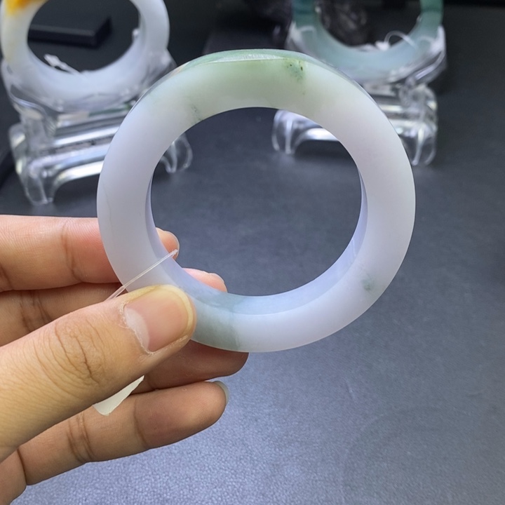 定制翡翠翡翠手镯未镶嵌51-55