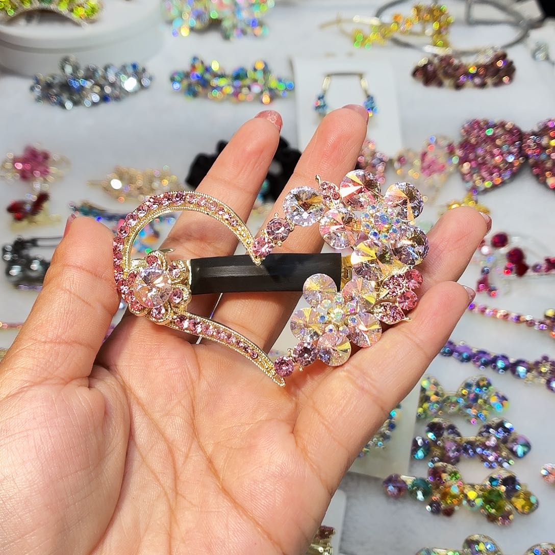 布艺铁合金发饰发夹发夹