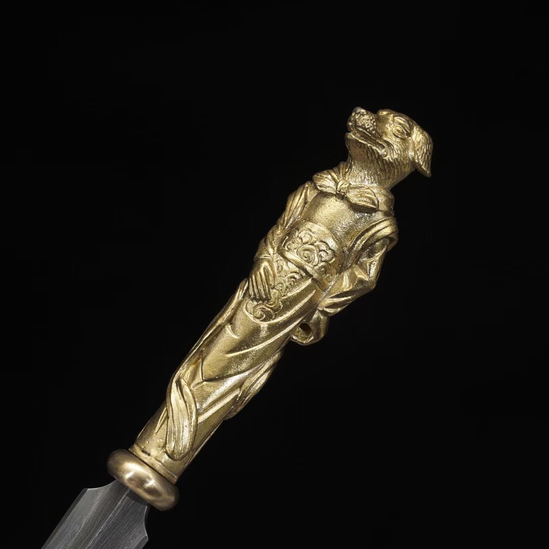 龙泉宝剑锻造技艺沈朝庆传承第四代沈云手作未开刃