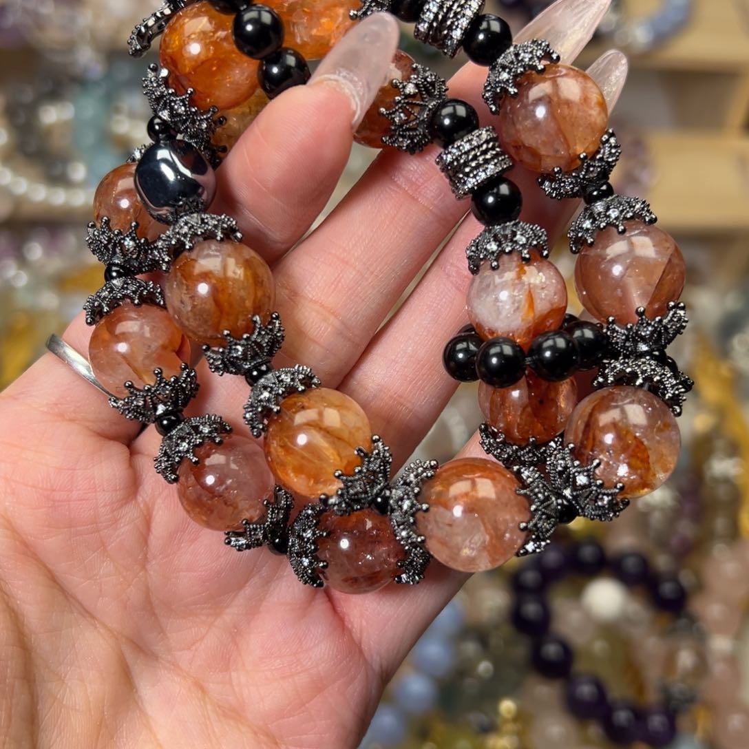 水晶手链合金水晶