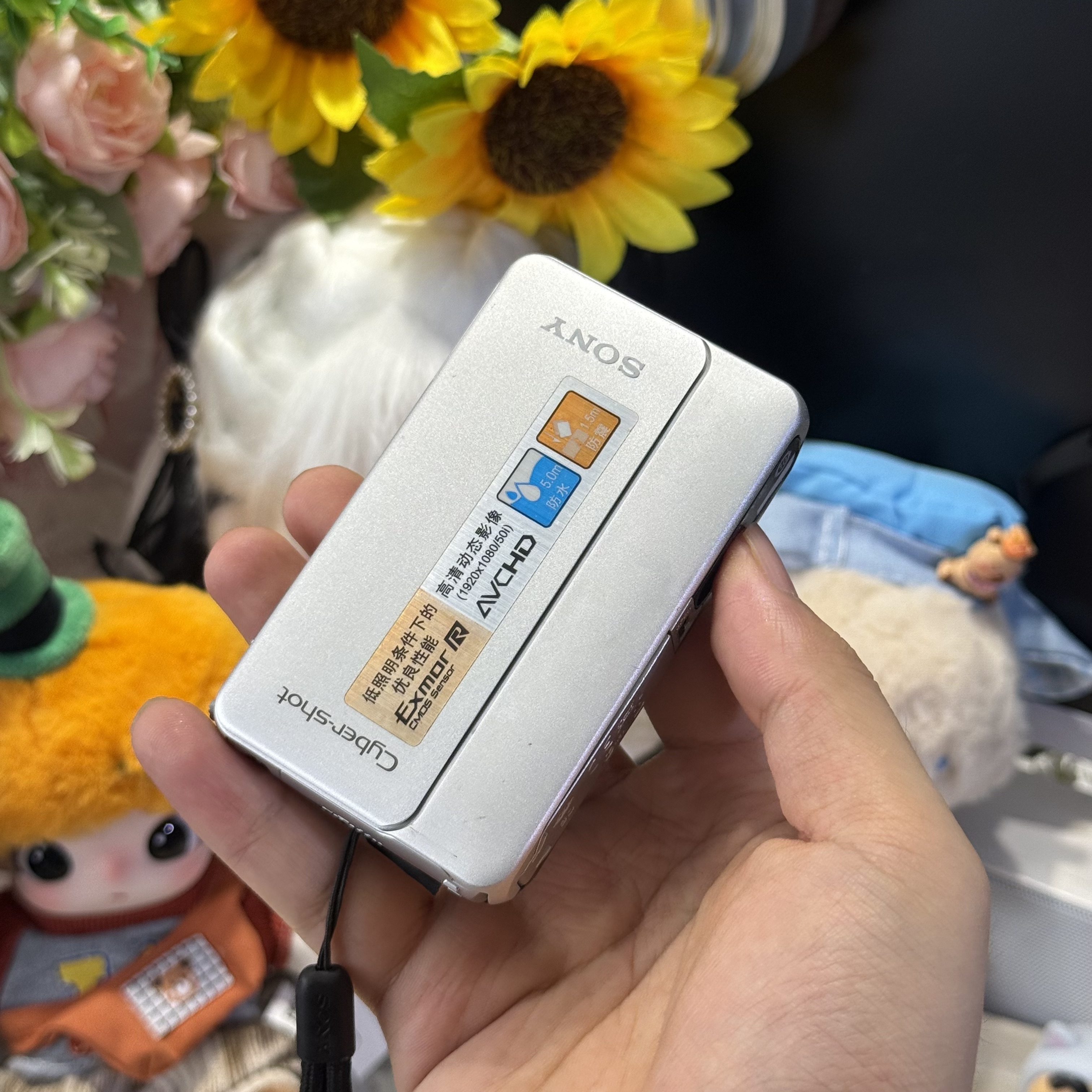 9新 Sony/索尼 二手相机索尼tx10色彩感好1600万像素滤镜多带配件