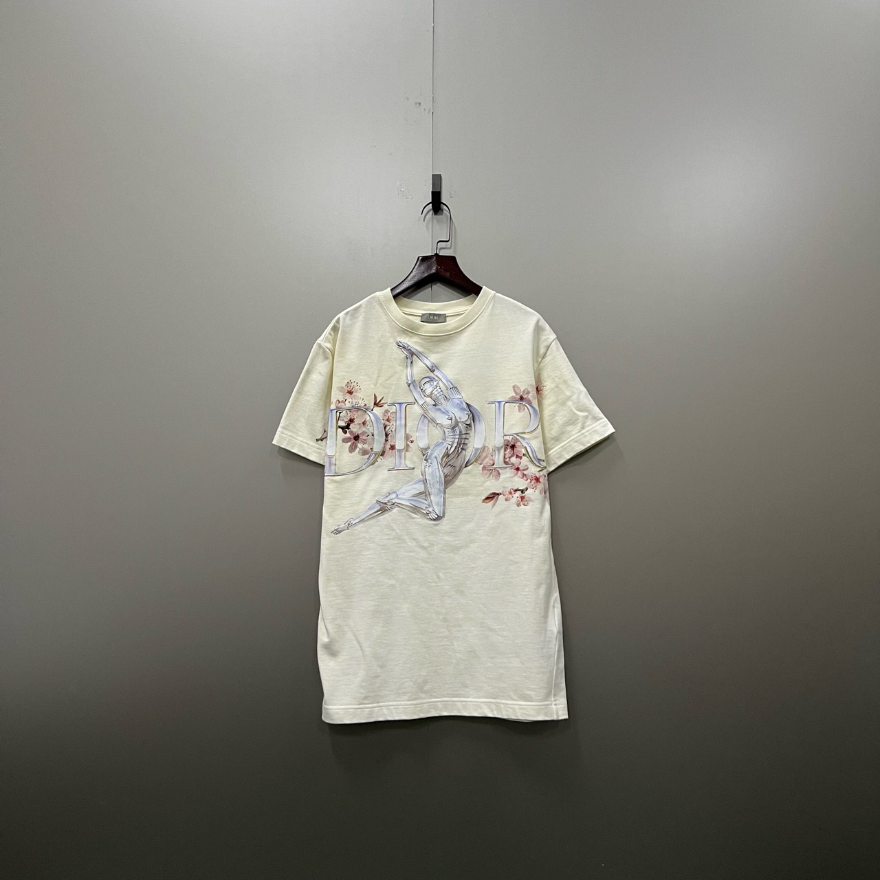 95新 DIOR/迪奥 （bb）125 樱花舞女印花短袖 XXS码/8000