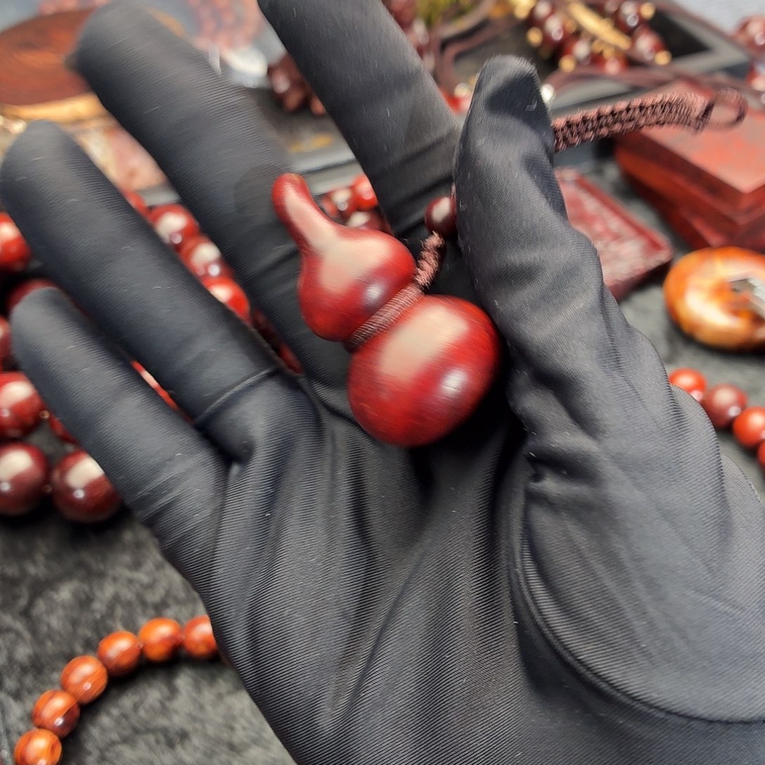 月***舟手串/手链小叶紫檀葫芦