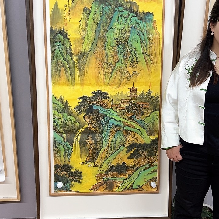 国画中美老师手绘国画作品