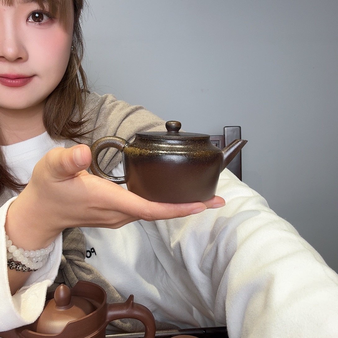 玩***3茶壶紫砂柴烧德钟150cc……