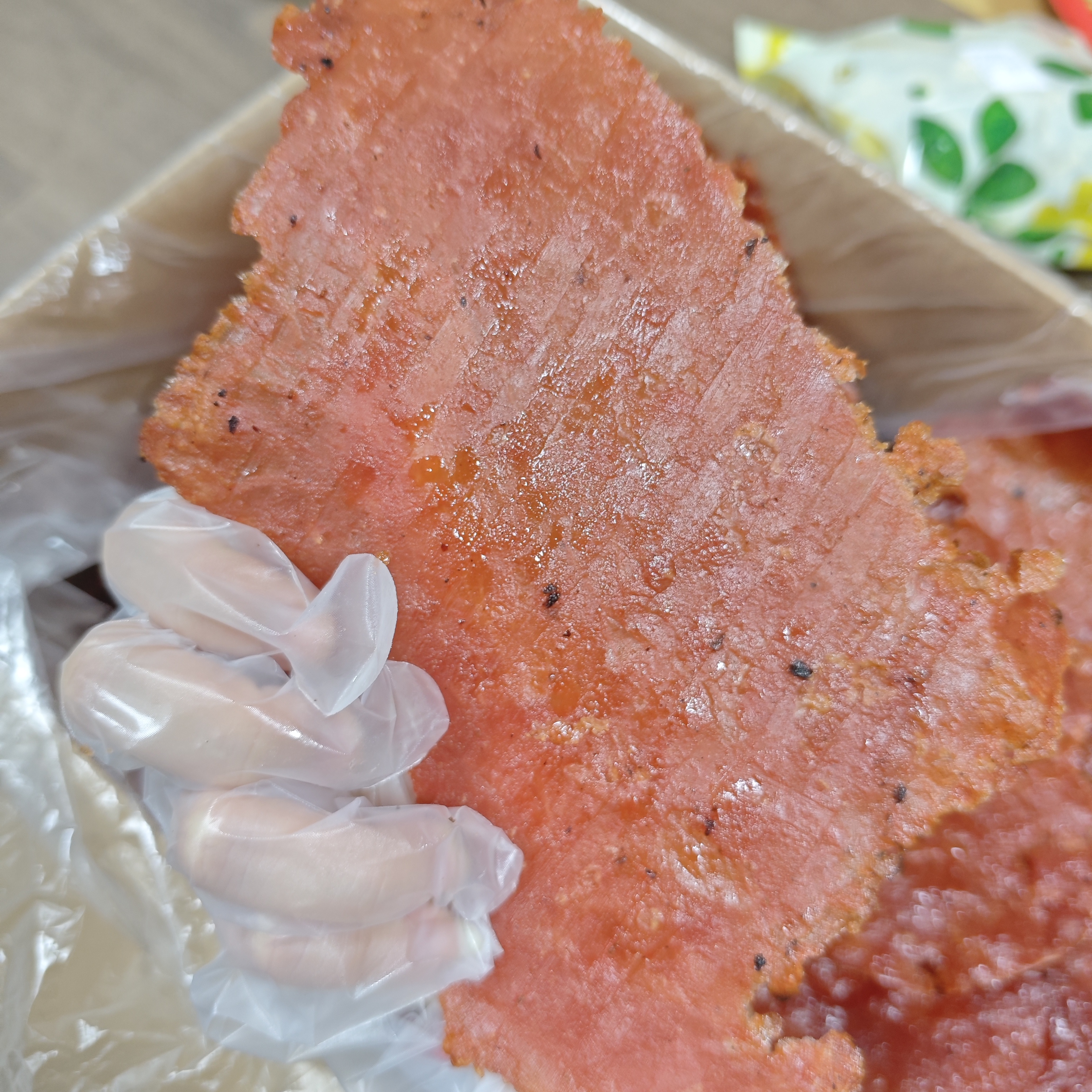 (原味)炭烤原切手工猪肉脯 500克