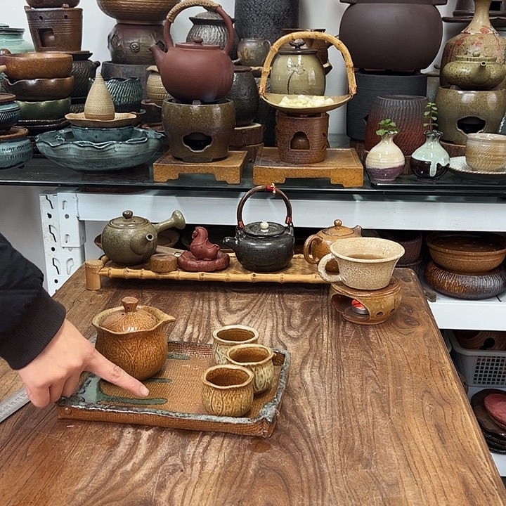 紫砂宜兴紫砂粗陶茶具26