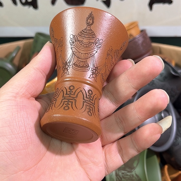 茶杯紫砂全手工紫砂主人杯