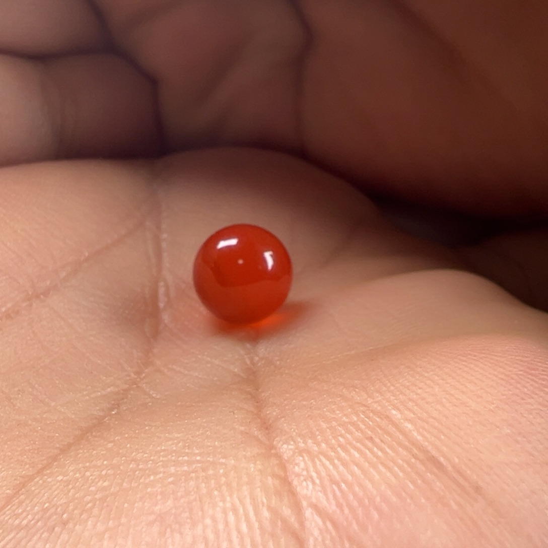 南红玛瑙圆珠8.5未镶嵌
