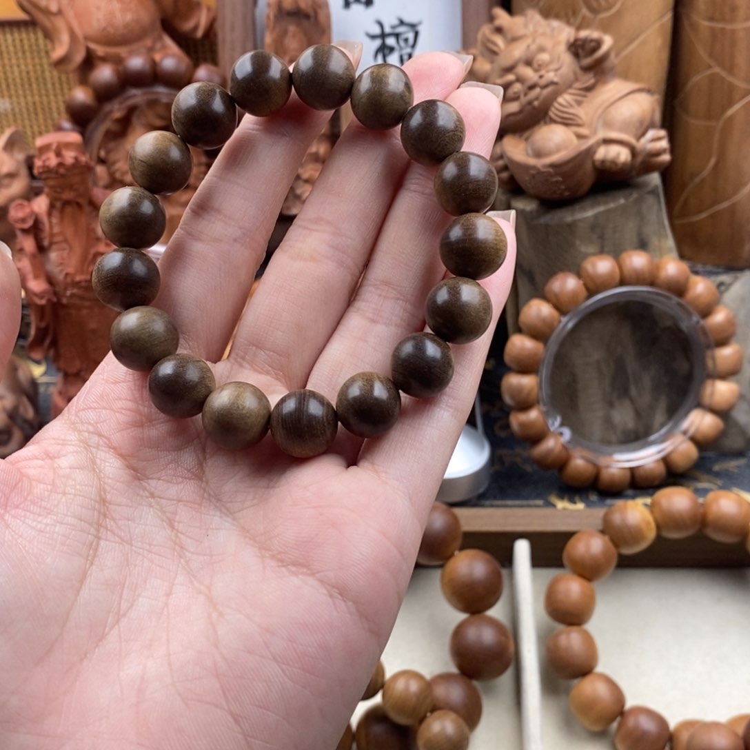 手串/手链檀香木老山檀，焦糖1.2
