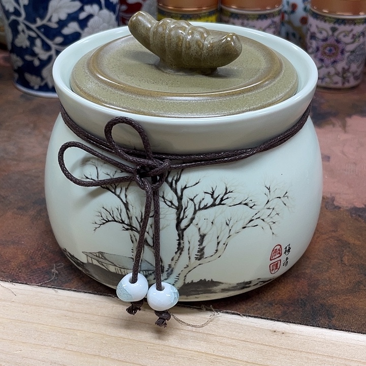 陶瓷罐茶叶罐密封罐储物罐