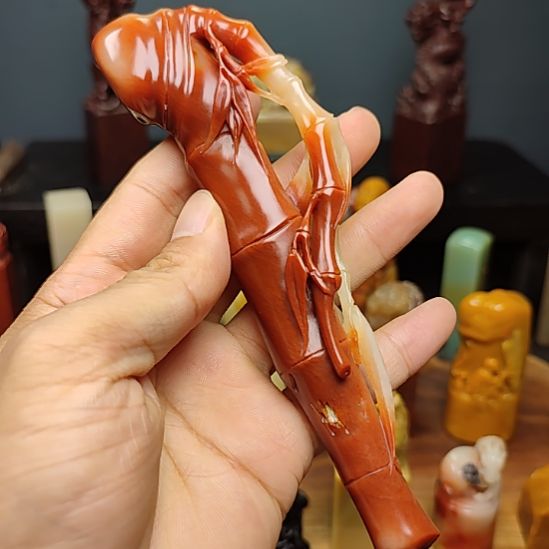寿山石手把件手把件