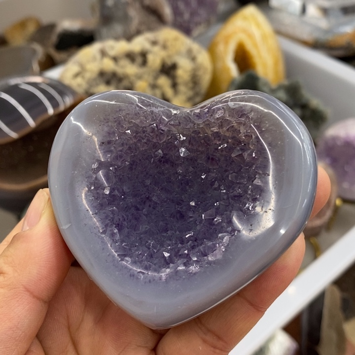 珠宝半成品未镶嵌紫晶