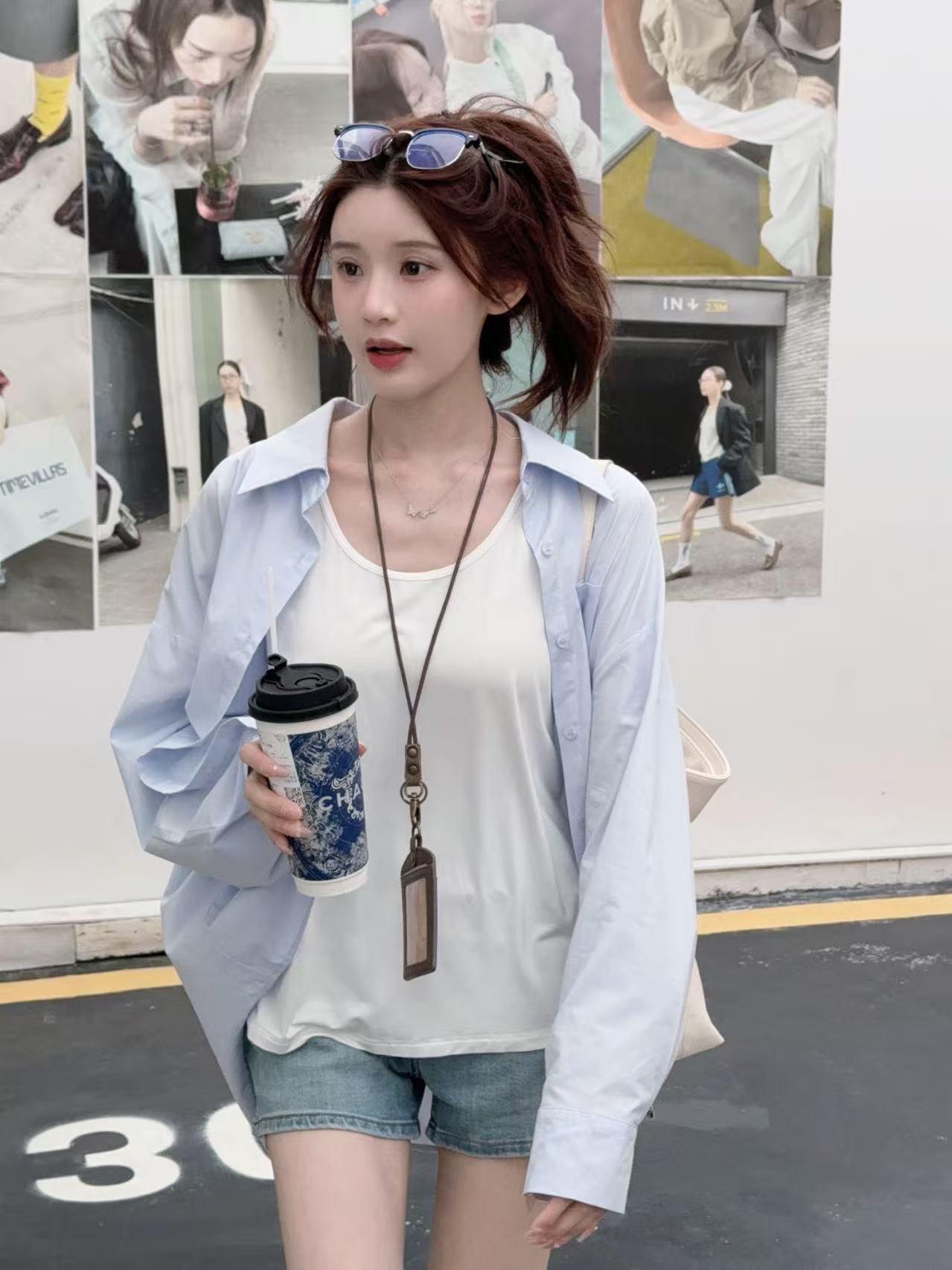 妖精的美美【老头背心】柔软轻薄透气莫代尔工字背心