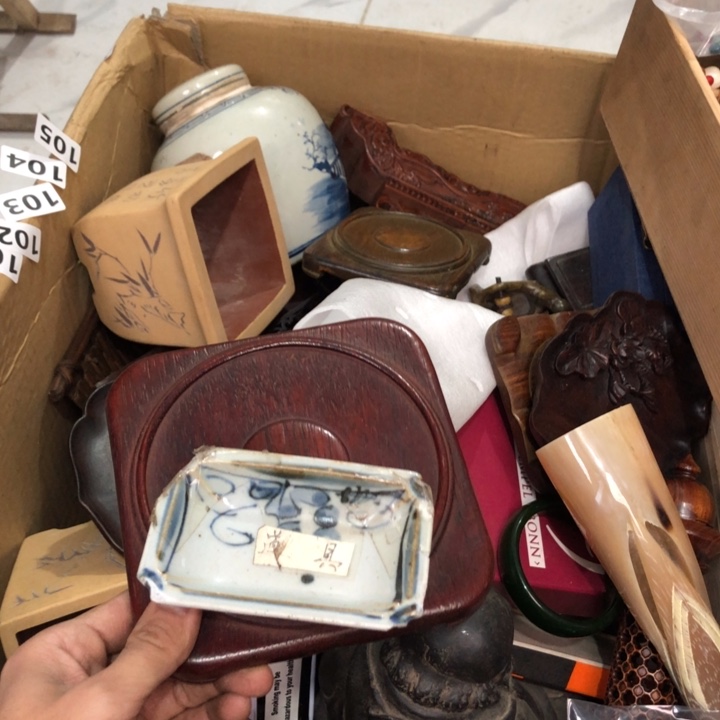 陶瓷孤品单件车里拍