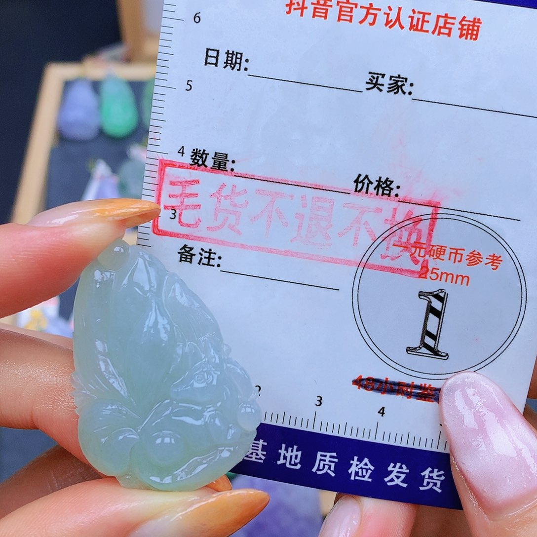 翡翠未镶嵌颈饰翡翠