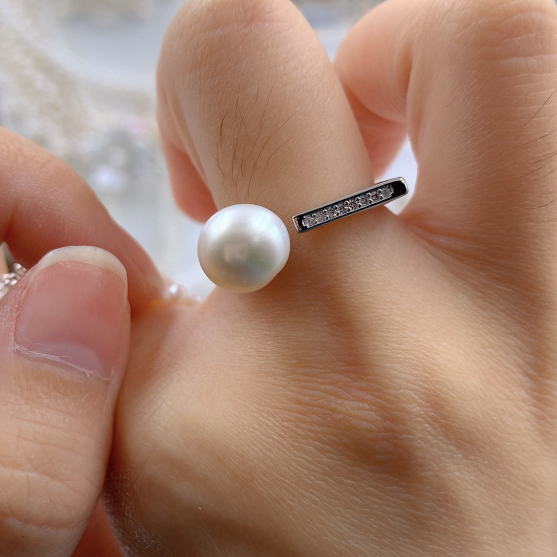 颈饰合金淡水珍珠